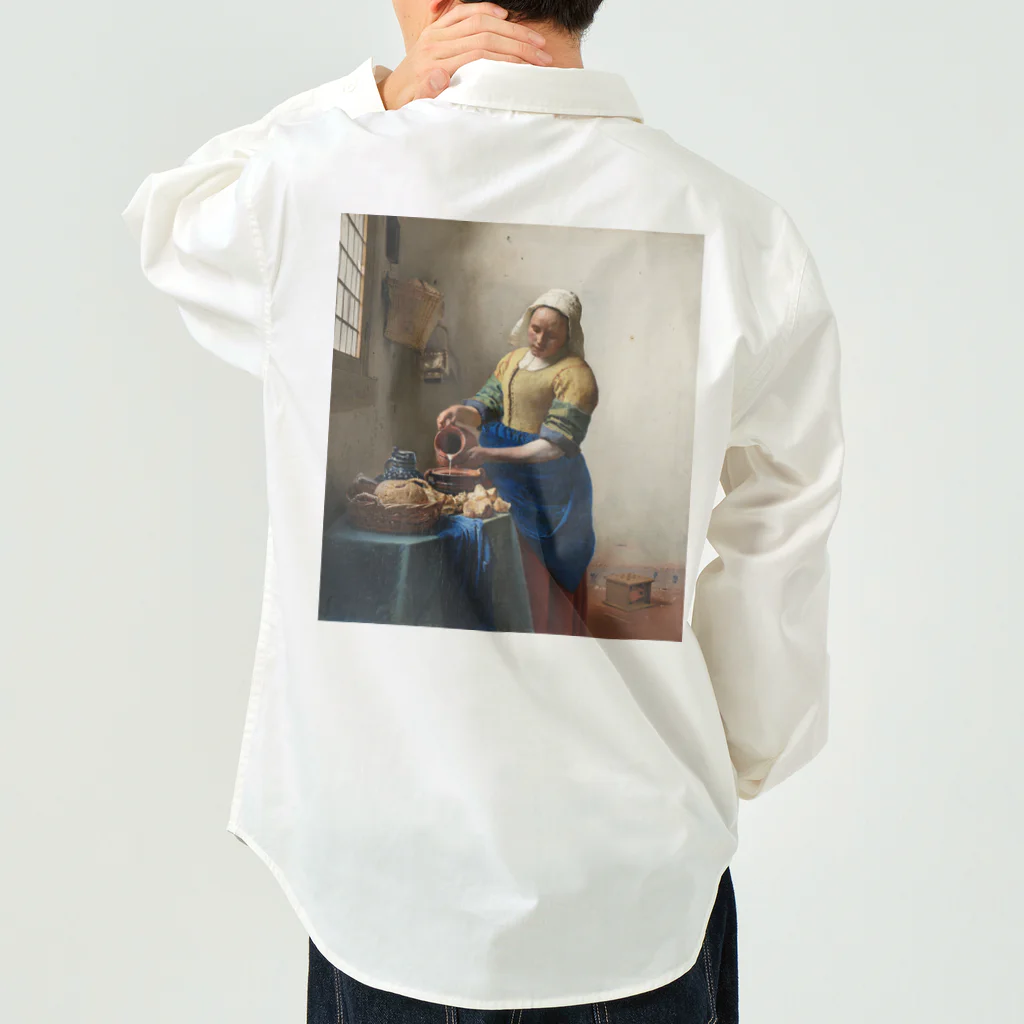 世界美術商店の牛乳を注ぐ女 / The Milkmaid Work Shirt