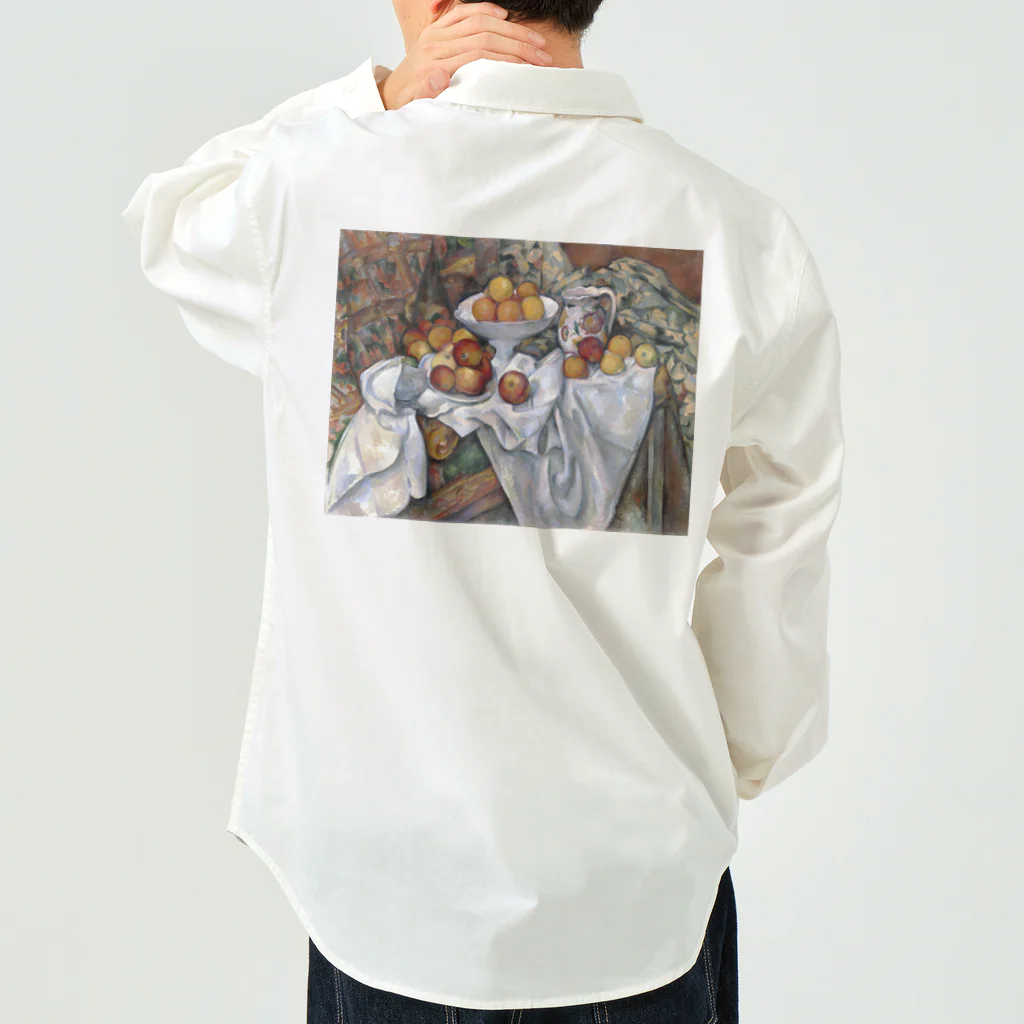 世界美術商店のリンゴとオレンジ / Apples and Oranges Work Shirt