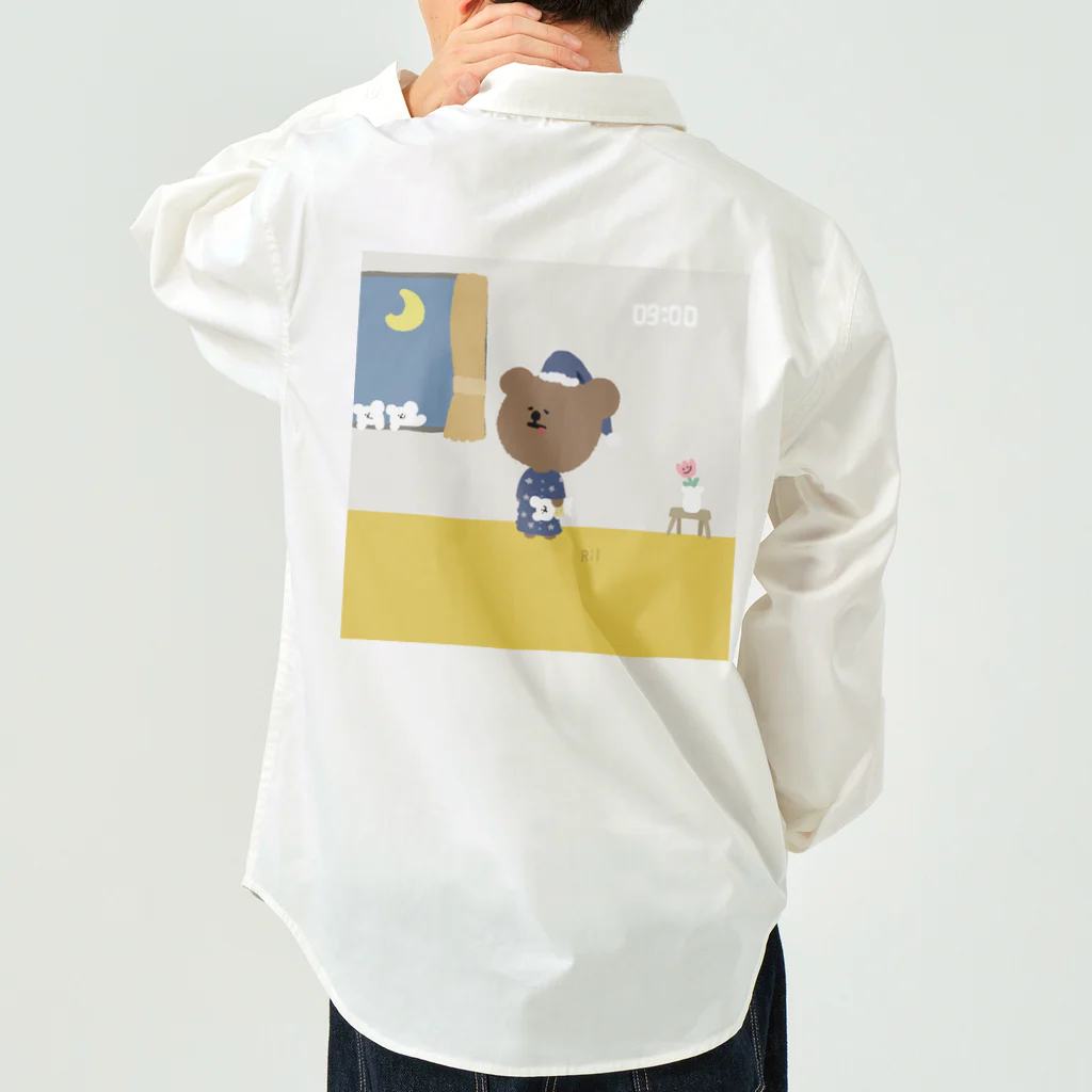 Ril_artworkのなぬ、立ったまま眠れるん Work Shirt