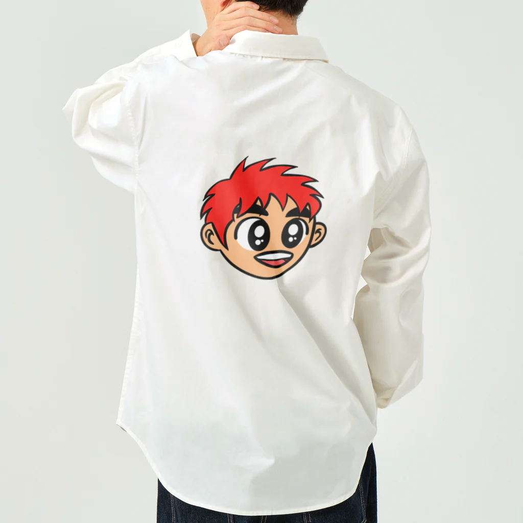 じゅうに（Jyuuni）の0007・赤い髪の少年（じゅうにブランド） ワークシャツ