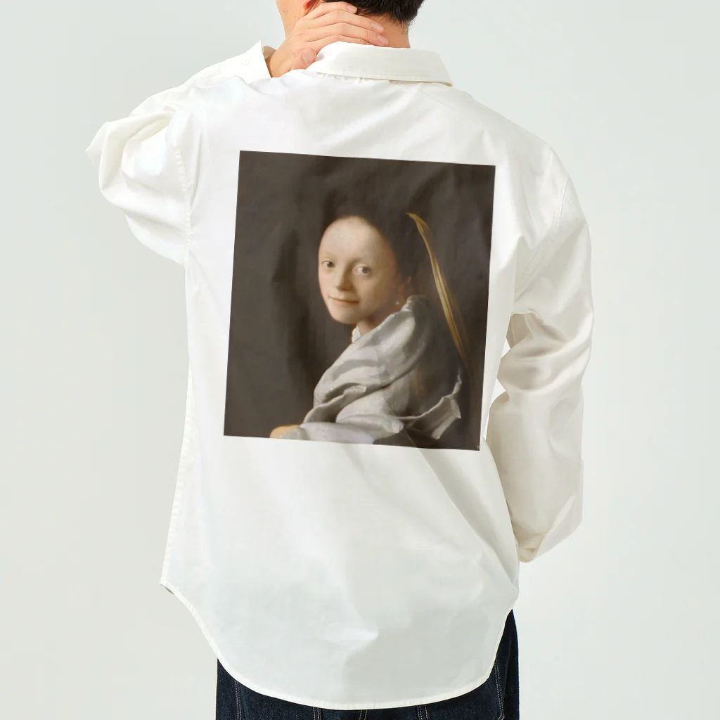 世界美術商店の少女 / Portrait of a Young Woman Work Shirt