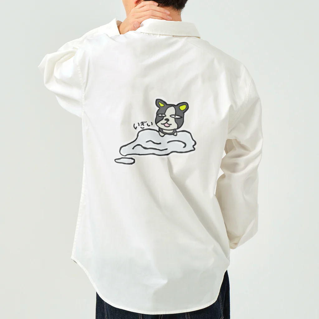 fuku_shirohataのいぎ犬 Work Shirt