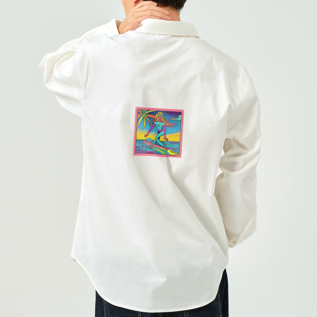 COCOSURFのサイケデリックCOCO Work Shirt