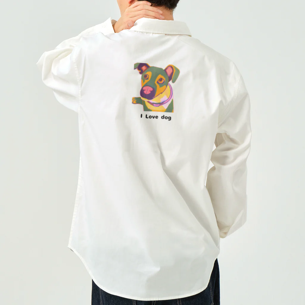 ZENDENのかわいいワンちゃん Work Shirt