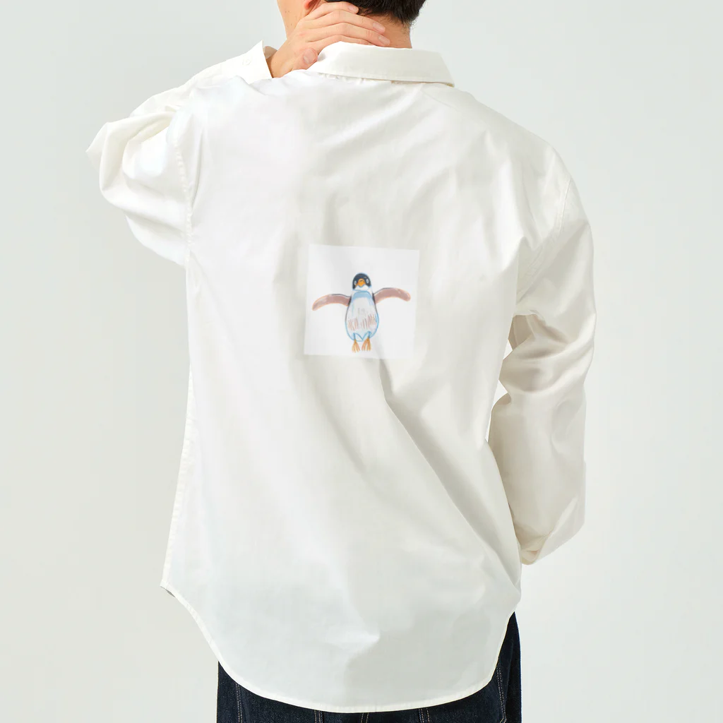 tomato16の空飛ぶペンギン Work Shirt