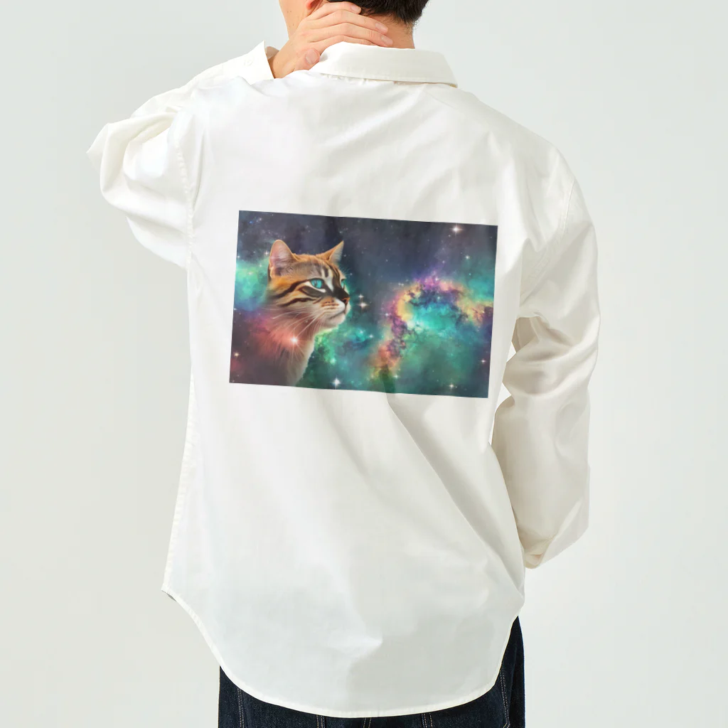 nonbiri-yaのgalaxy-neko Work Shirt