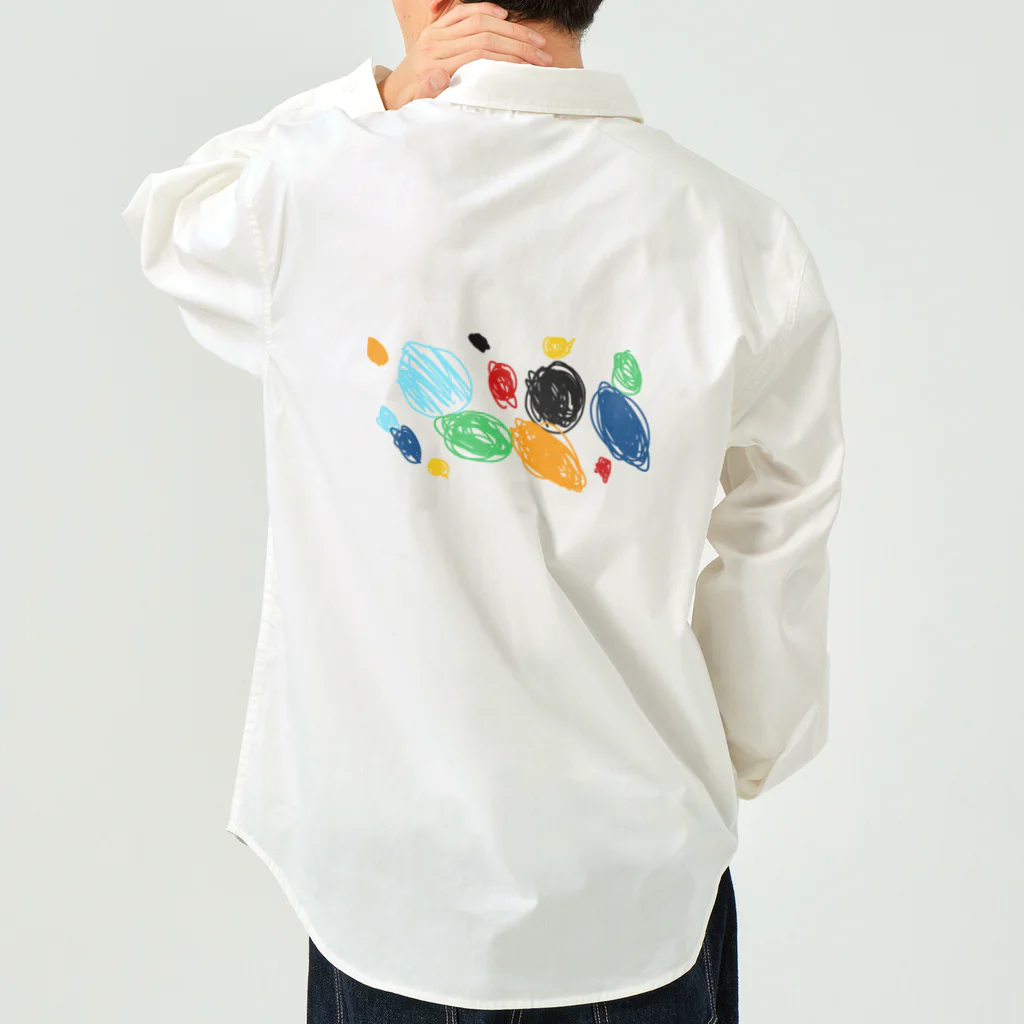 aotociderのドット絵エシエシ君 Work Shirt