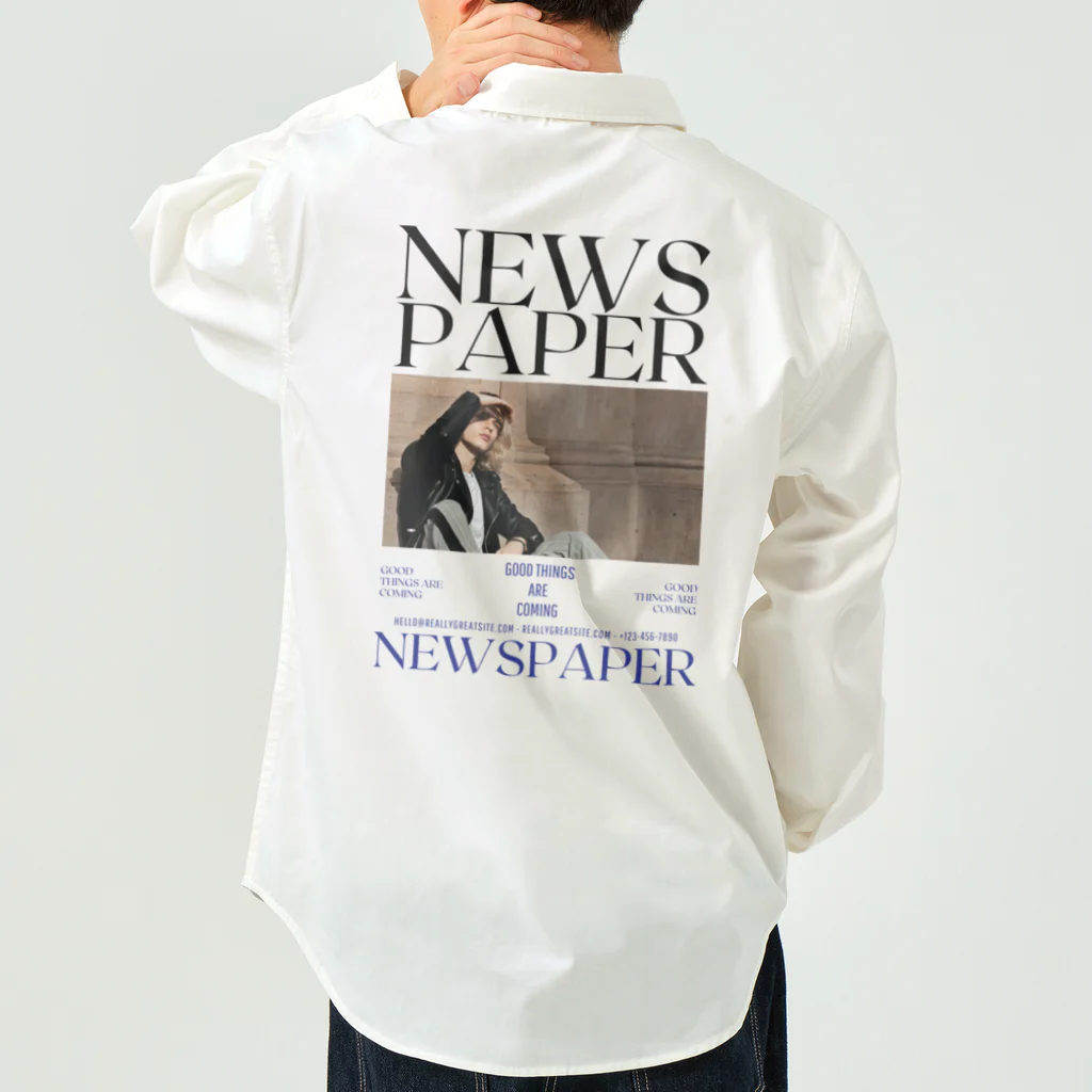 show.のNEWS PAPER ワークシャツ