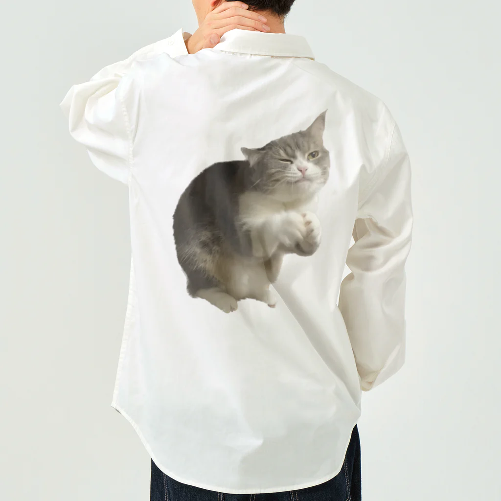 むっちり猫のむっちり丸のちょうだい！ミロ姫！ Work Shirt