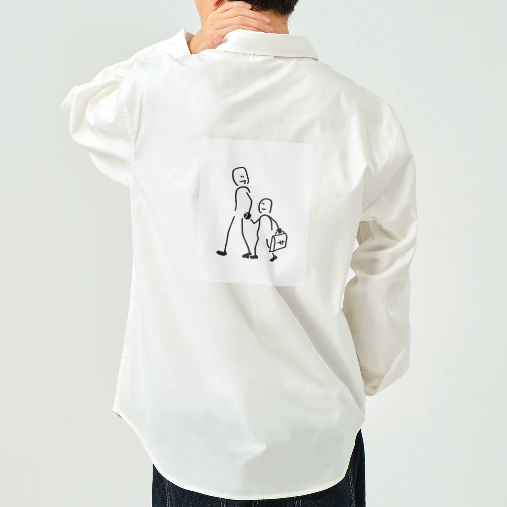 kopapaの親子手つなぎデートくん Work Shirt