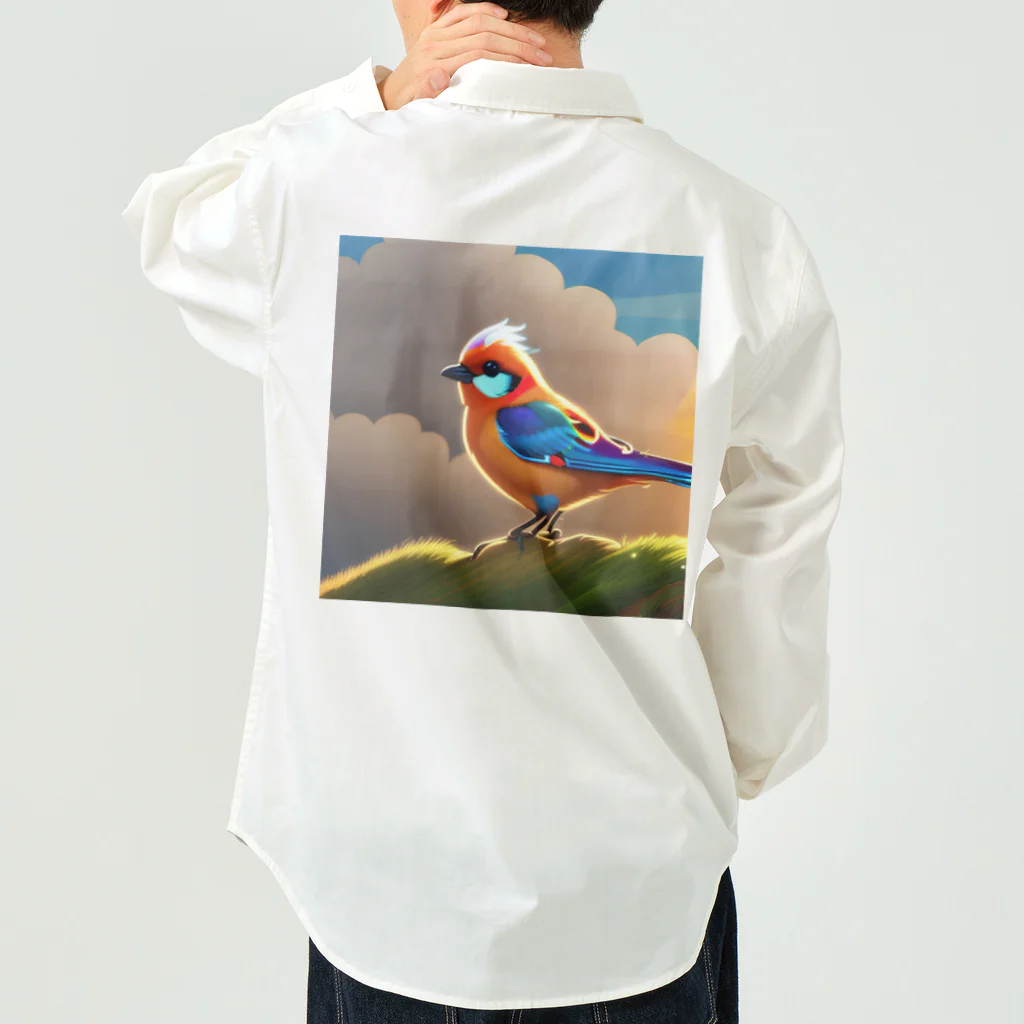 Fantasiaの虹の鳥グッズ Work Shirt