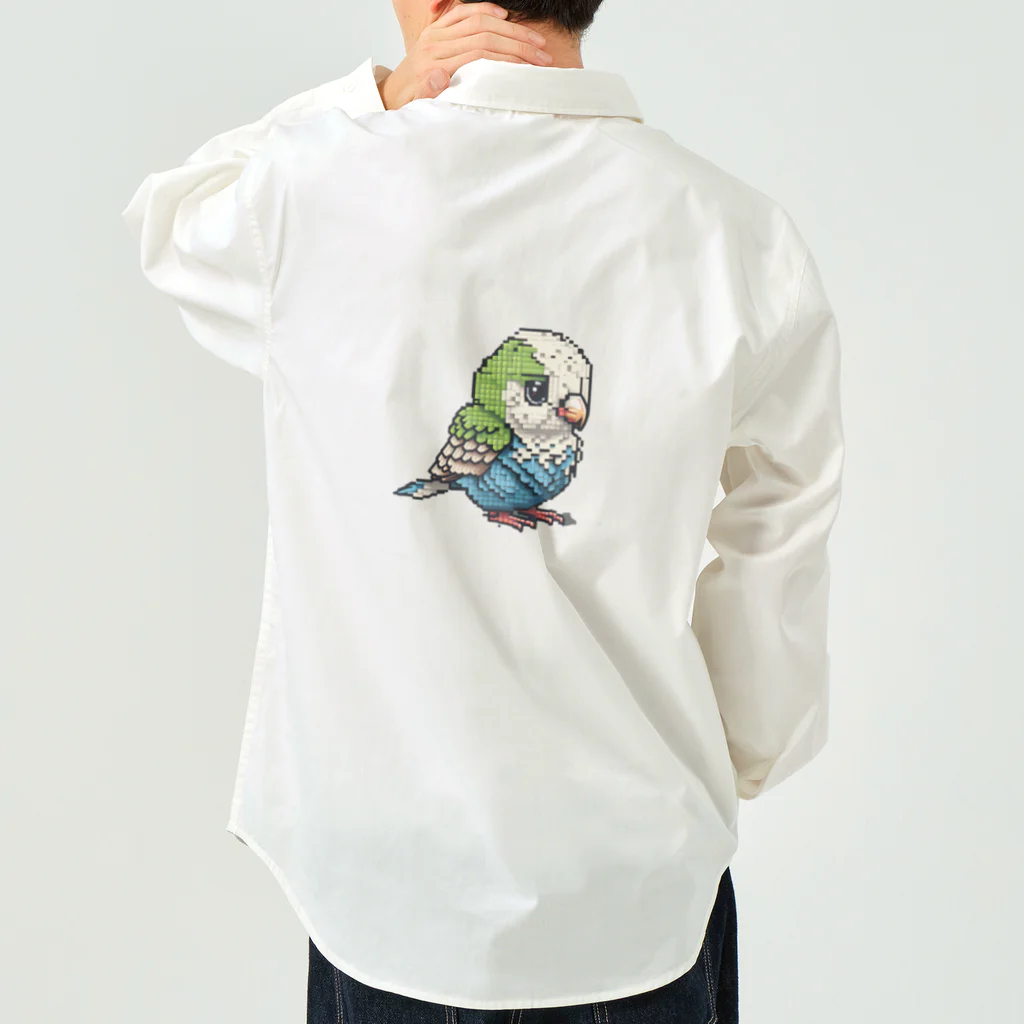 朱音琴音のドット絵のインコ２ Work Shirt