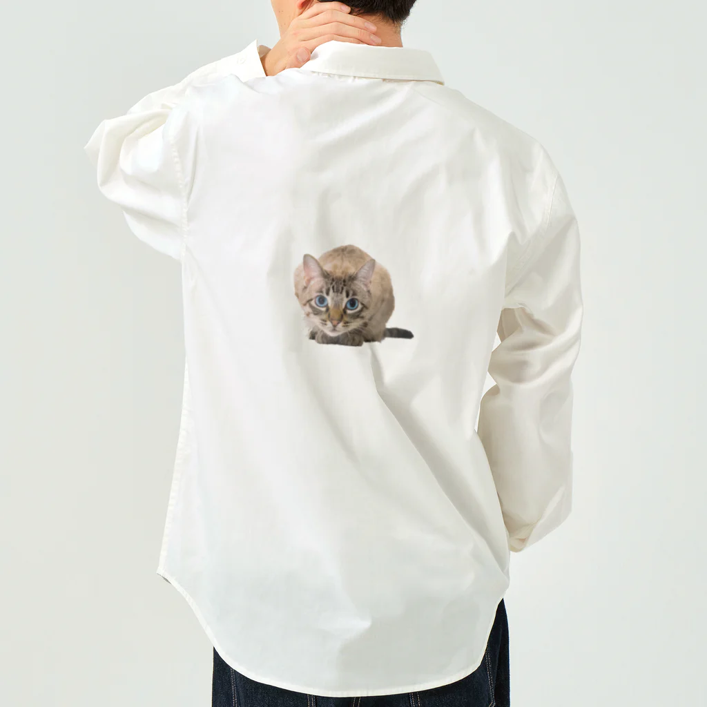 bitpiyoのねこちゃん Work Shirt