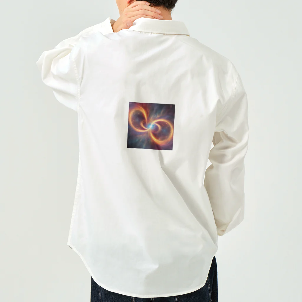 itacyoko(AIイラスト屋)のインフェ二ティ(無限) ワークシャツ