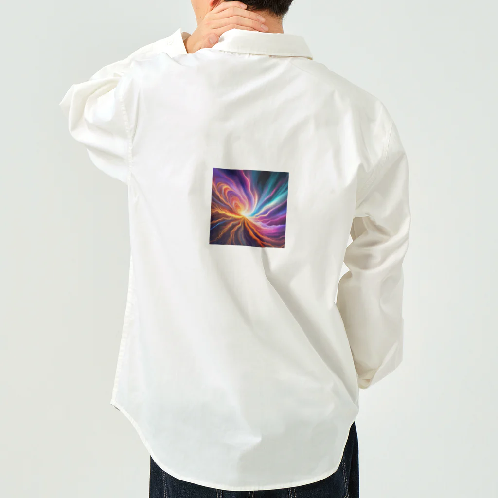 itacyoko(AIイラスト屋)の次元がゆがむ ワークシャツ