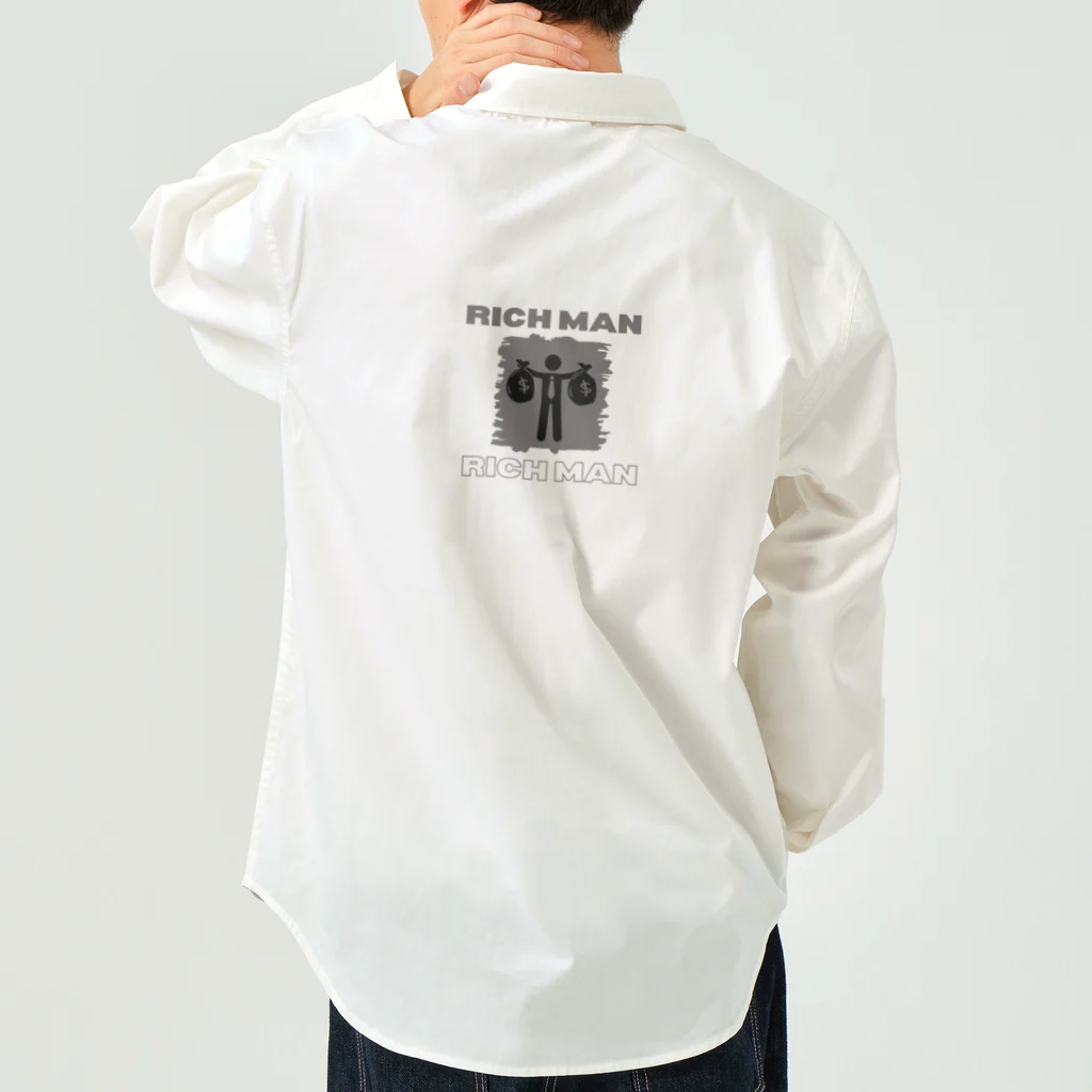 Sky00のリッチマン1 Work Shirt