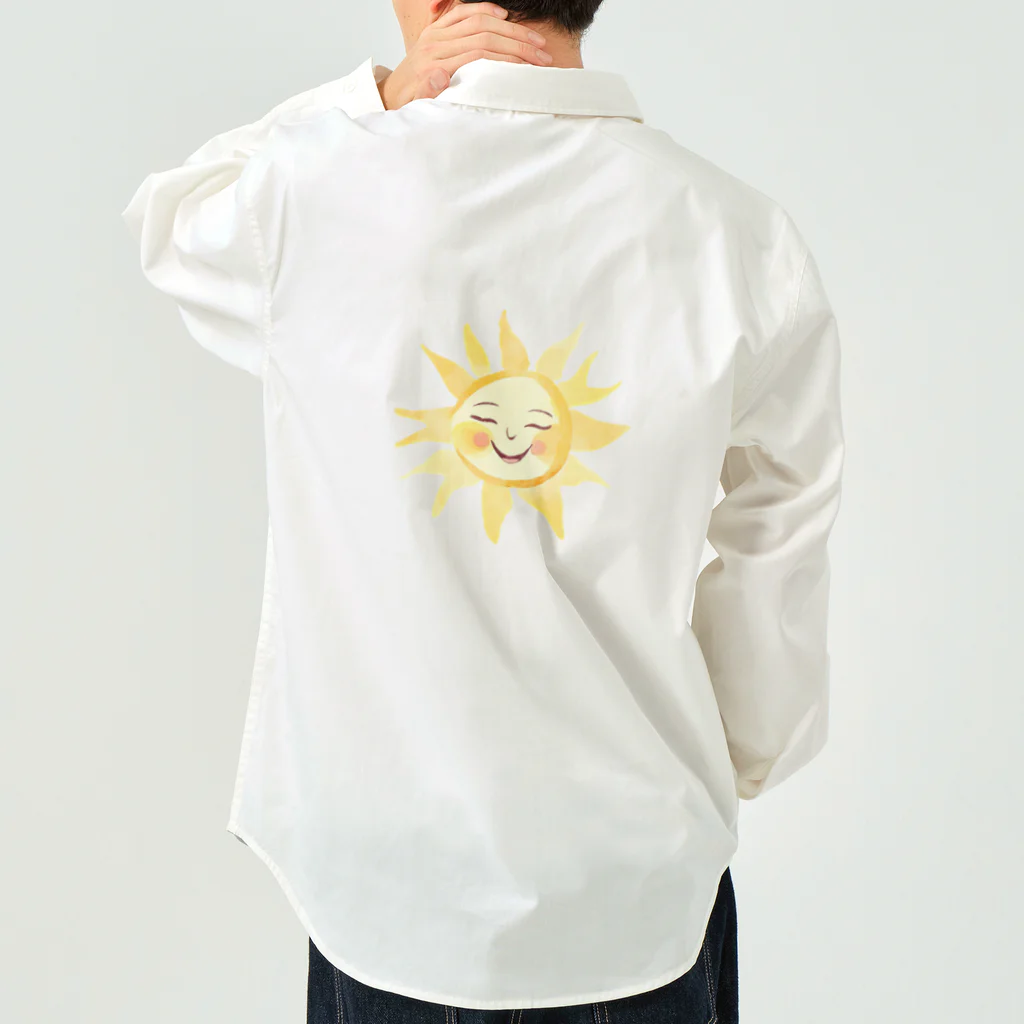 nordic-styleの北欧風　かわいい太陽さん ワークシャツ