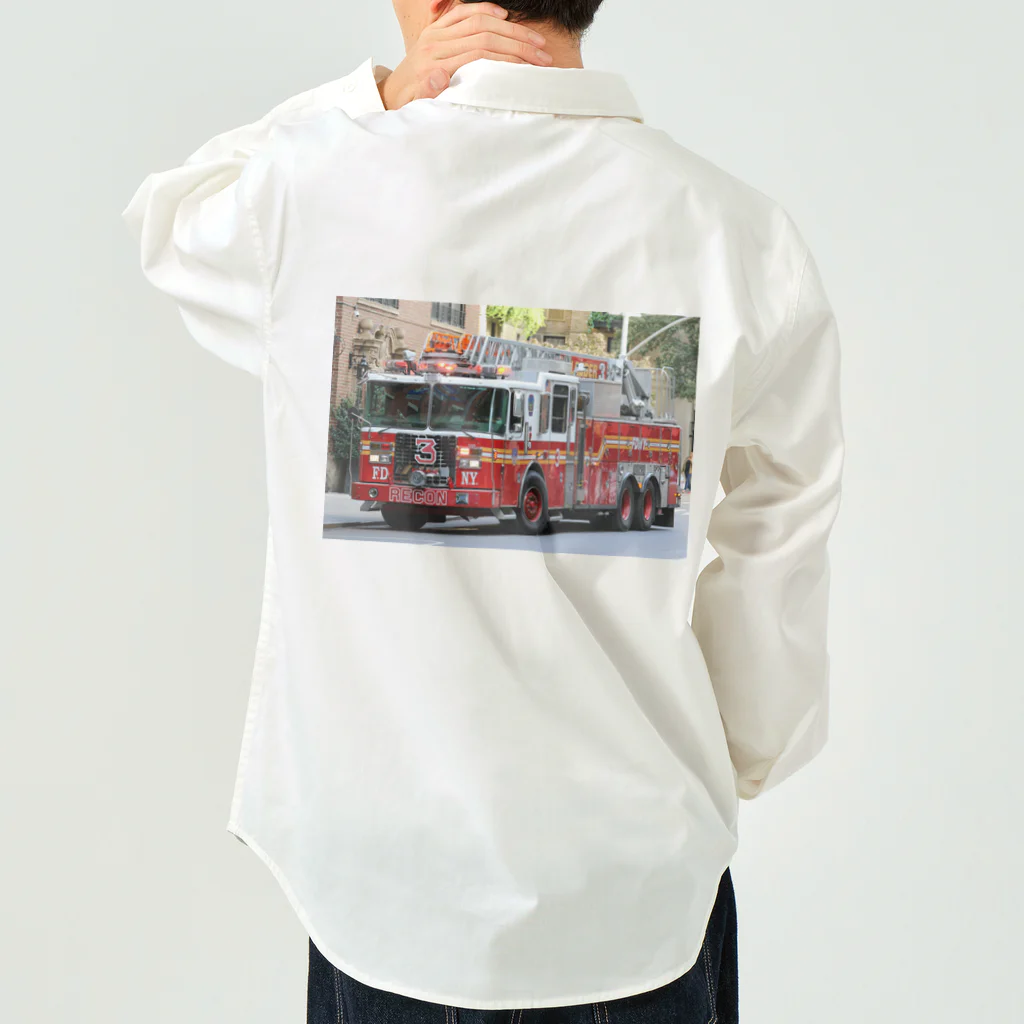 ビッグスマイルライフのかっこいいはしご車 Work Shirt