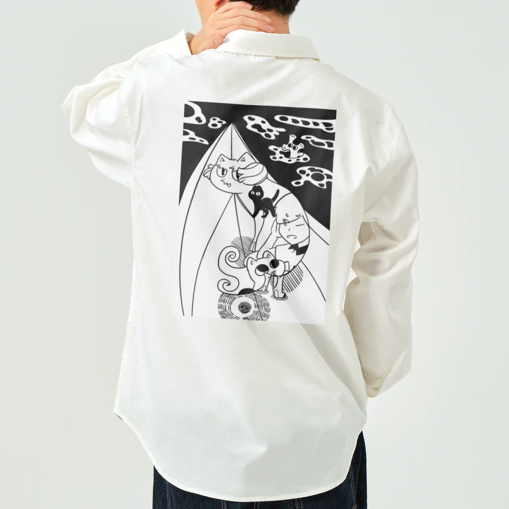 Animaru639のThe and of Cats-004 Work Shirt