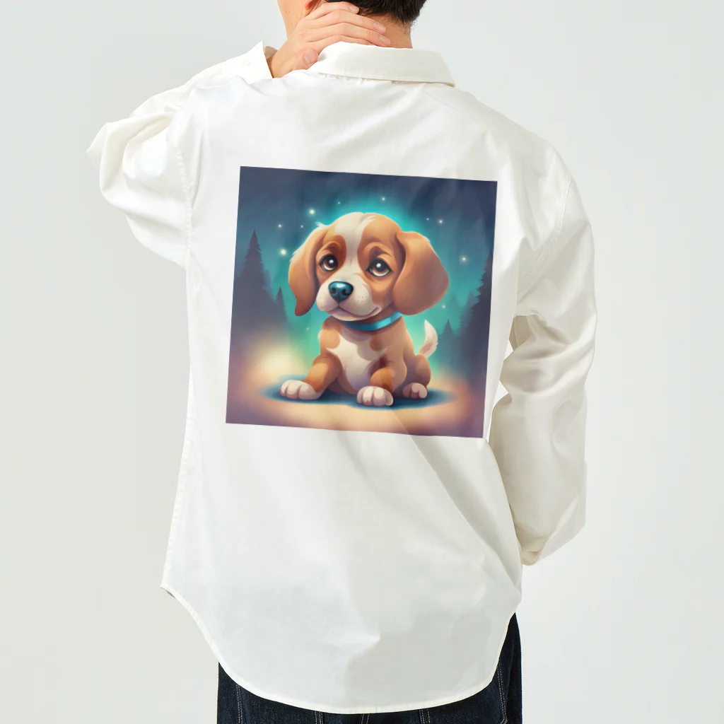 春乃遊羽アイディアイラストショップの可愛い犬のイラスト Work Shirt