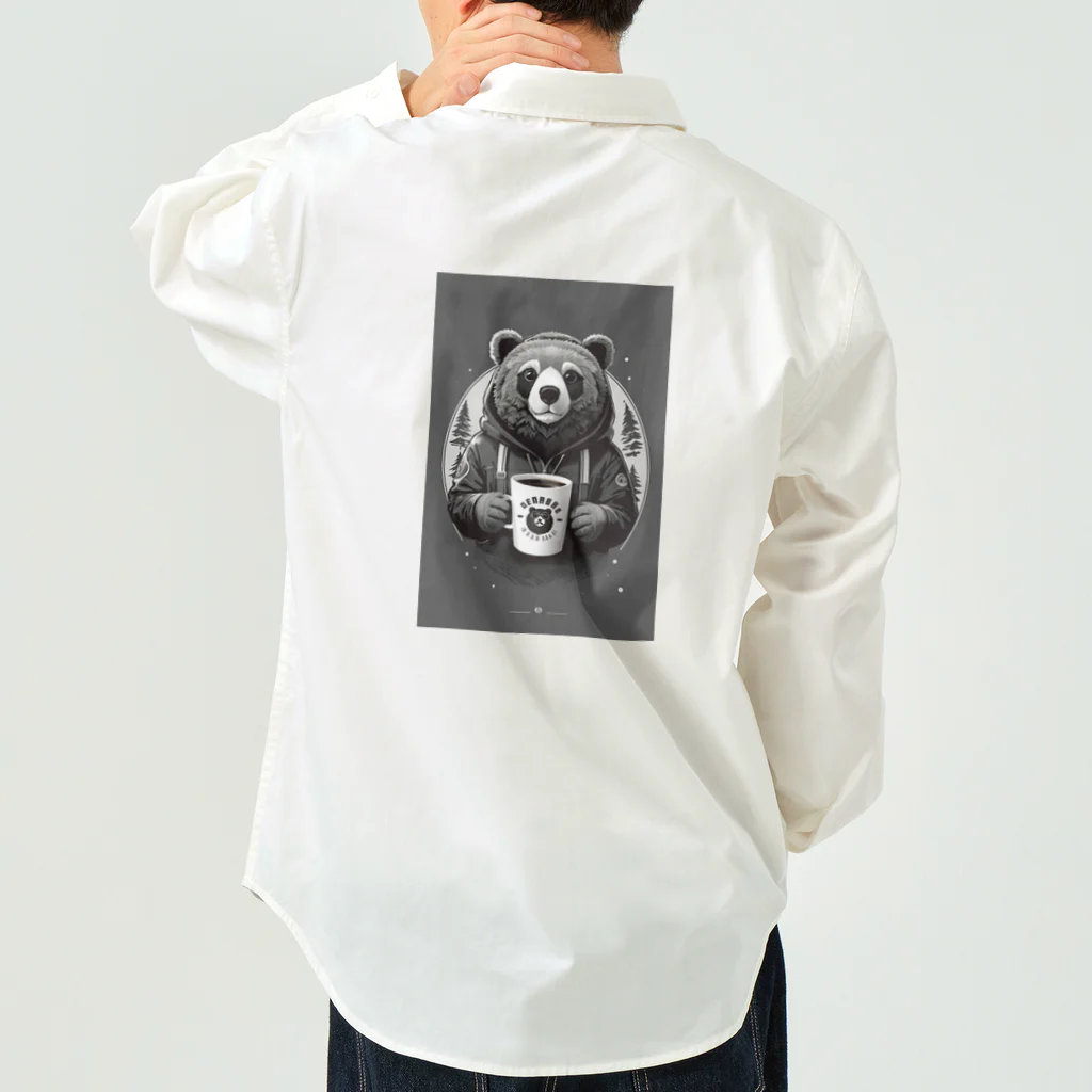 tomohyuのくまのマグカップを持つ熊くん Work Shirt