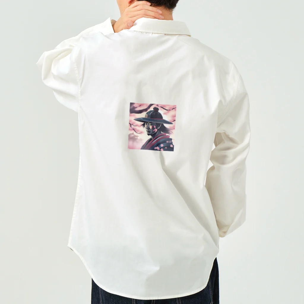 samurai-isの桜とサムライ Work Shirt