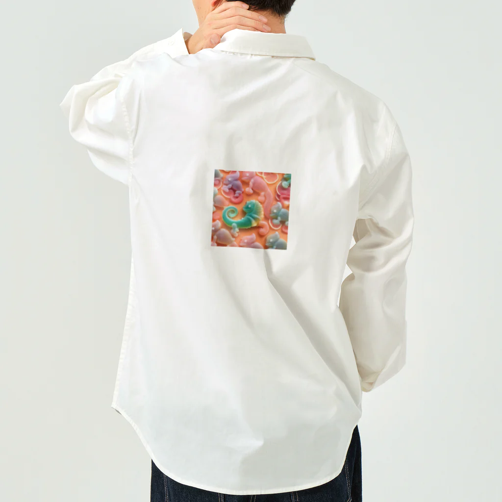 ぽてとのフルーツゼリーカメレオン Work Shirt