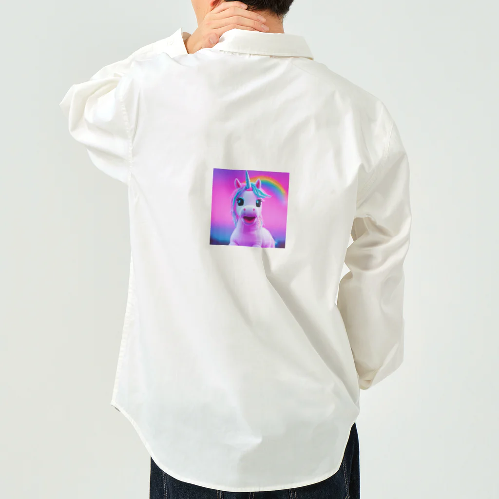 unicorn_dreamsのわたしミライから来たユニ Work Shirt