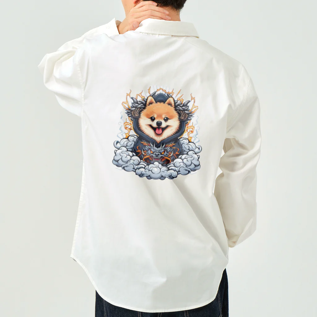 Pom-Dog'sのポメドラゴン Work Shirt