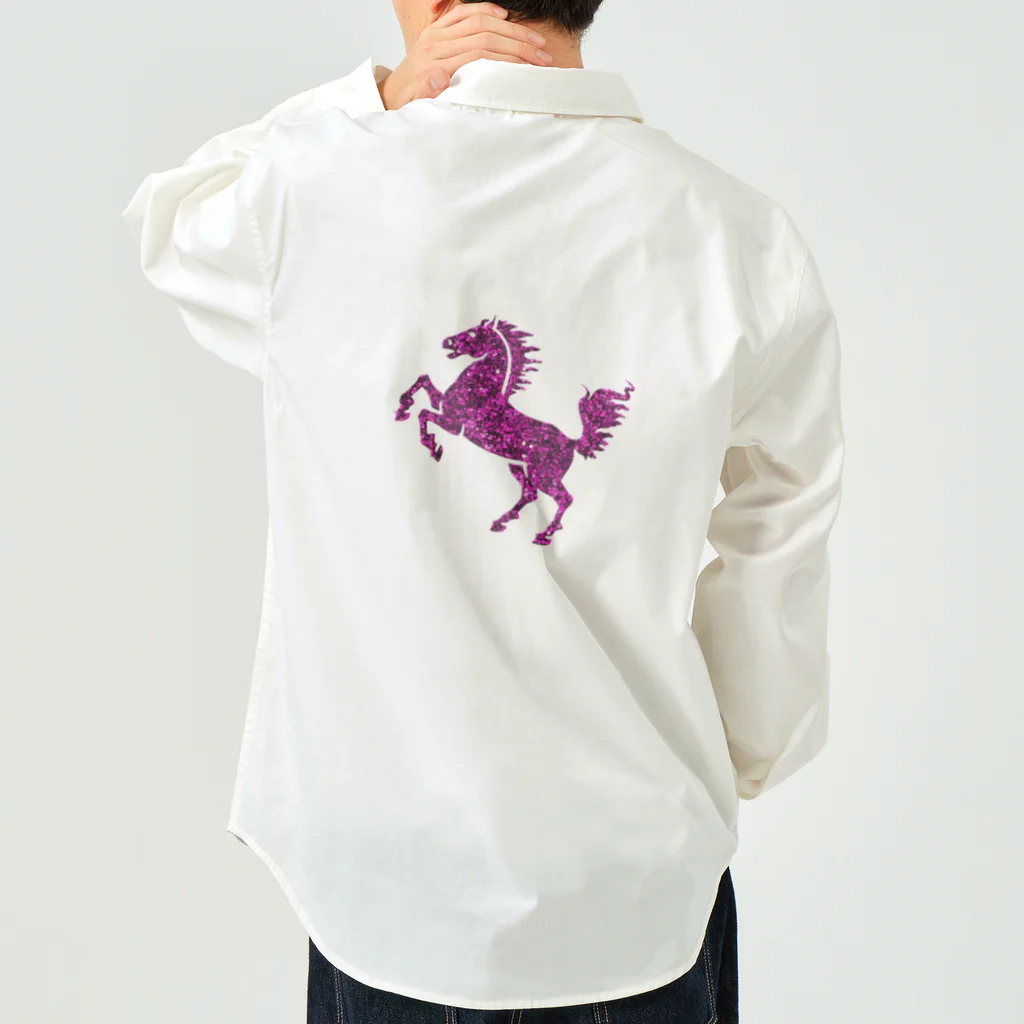 mumusの馬　sequinspink ワークシャツ