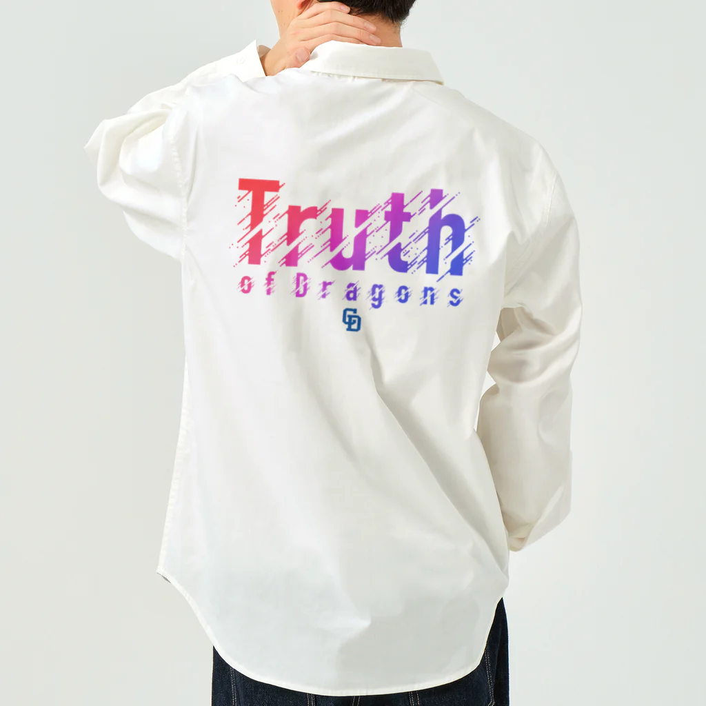 中日ドラゴンズ公式YouTubeチャンネル グッズショップの【値下げ】Truth of Dragons2022 ロゴグッズ Work Shirt