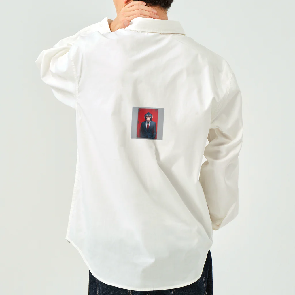 ZZRR12の上司のような猿 Work Shirt