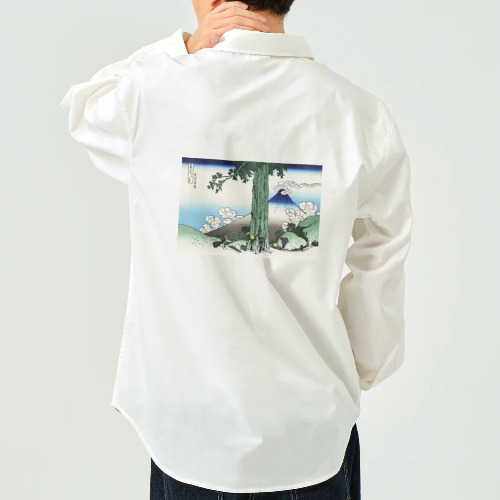 浮世絵屋の北斎「富嶽三十六景⑰　甲州三嶌越」葛飾北斎の浮世絵 Work Shirt