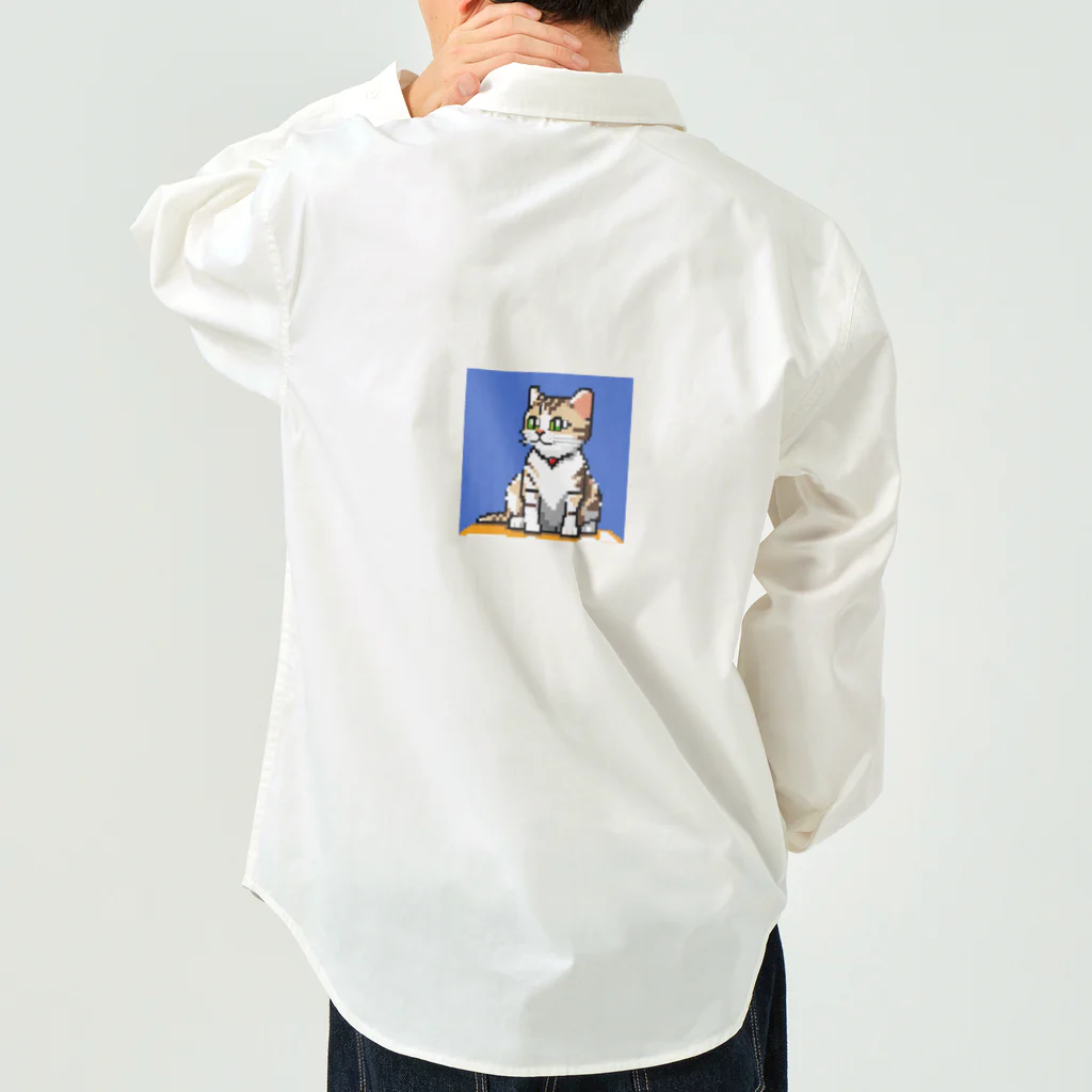 koba777のドット絵アメリカンショートヘア Work Shirt