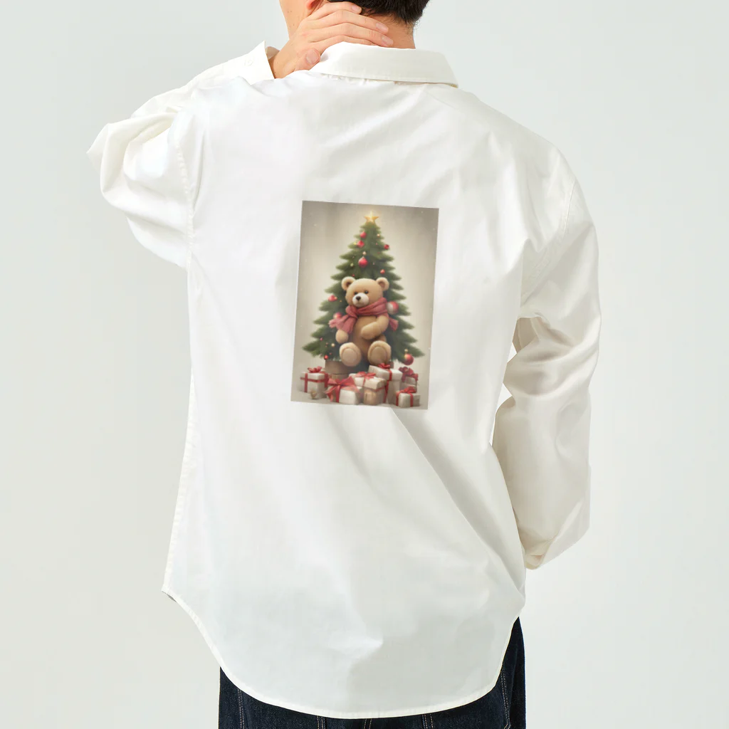 규리shopのクリスマス テディーベアの思い出 Work Shirt