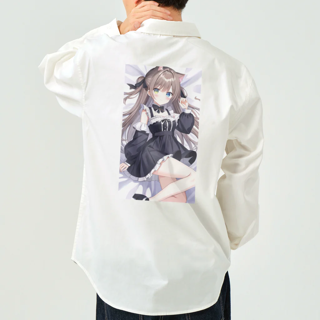 WAKEN0709の猫耳ゴスロリ美少女 Work Shirt