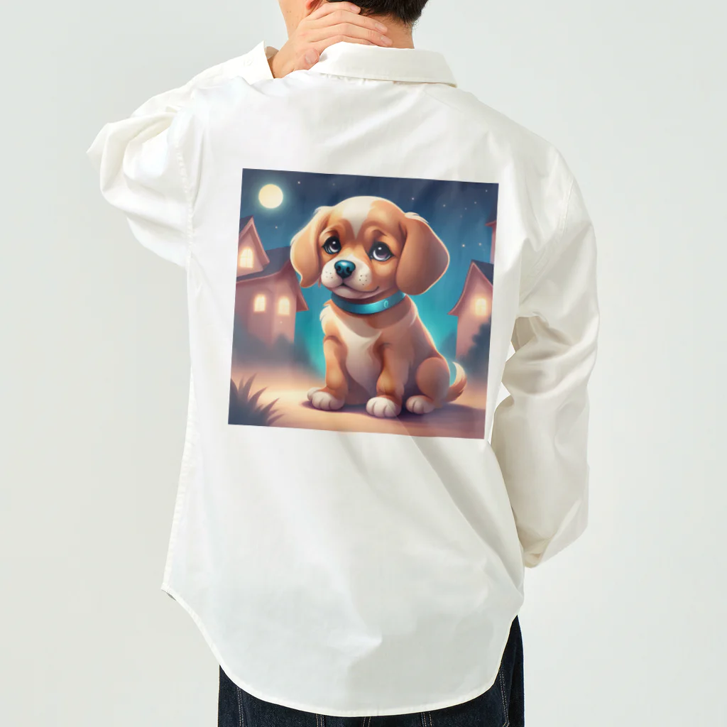 manmaru2315のかわいい犬＃４ ワークシャツ