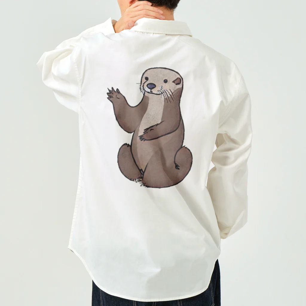 夢幻カワウソくんのお店の浮世絵風カワウソくん Work Shirt