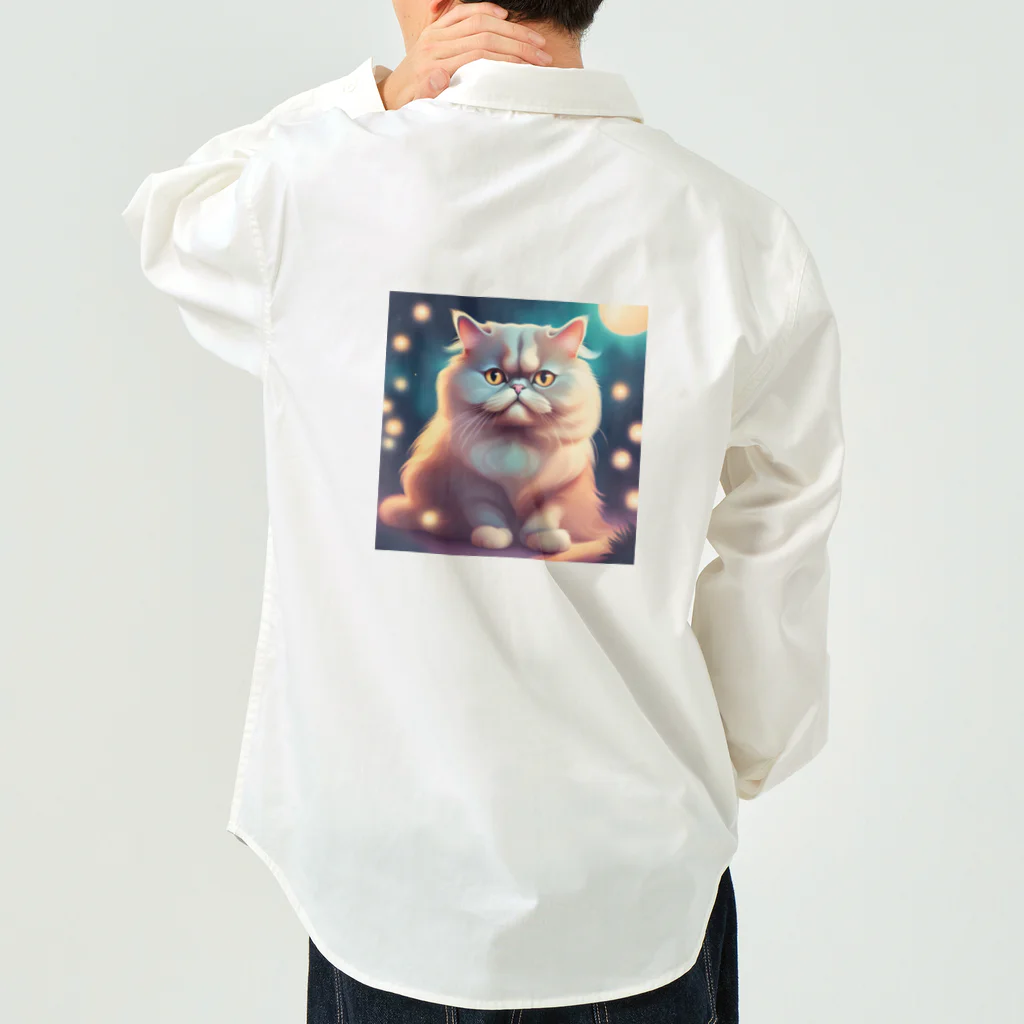 レモングラスのごきげんなペルシャ猫 Work Shirt