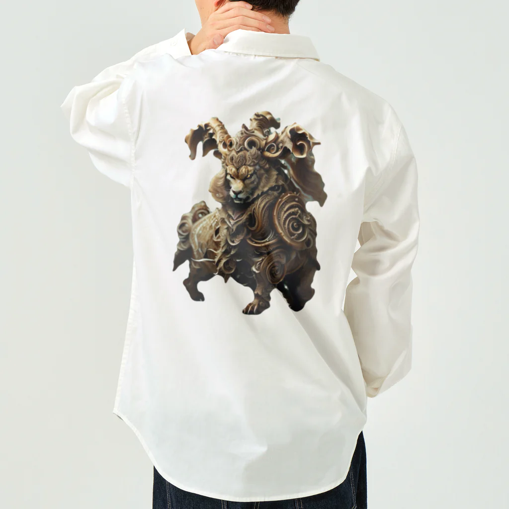 yayasuのキングオブライオン ワークシャツ