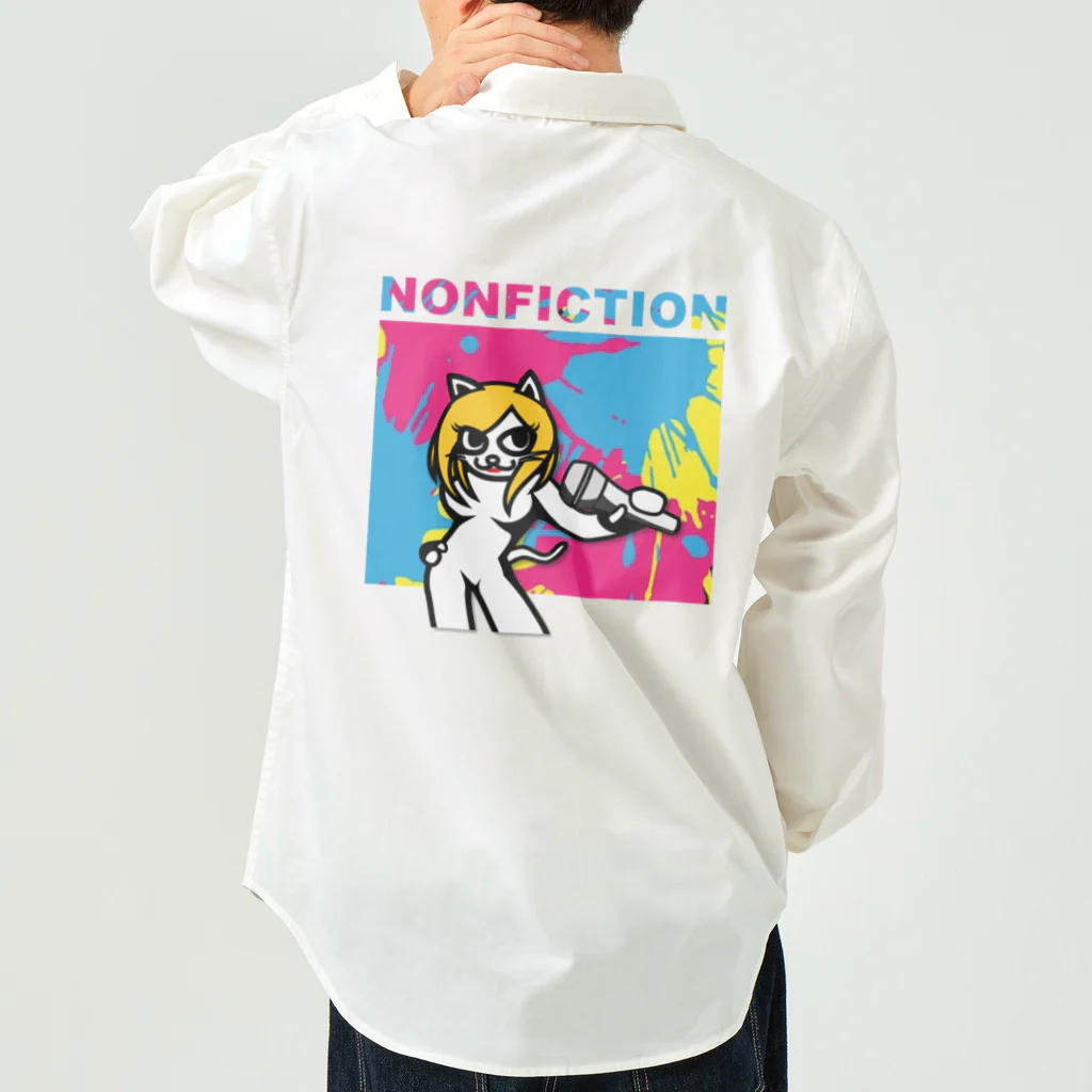 猫キャラになったよ『シンガーのん』のNONFICTIONの『シンガーのん』 Work Shirt