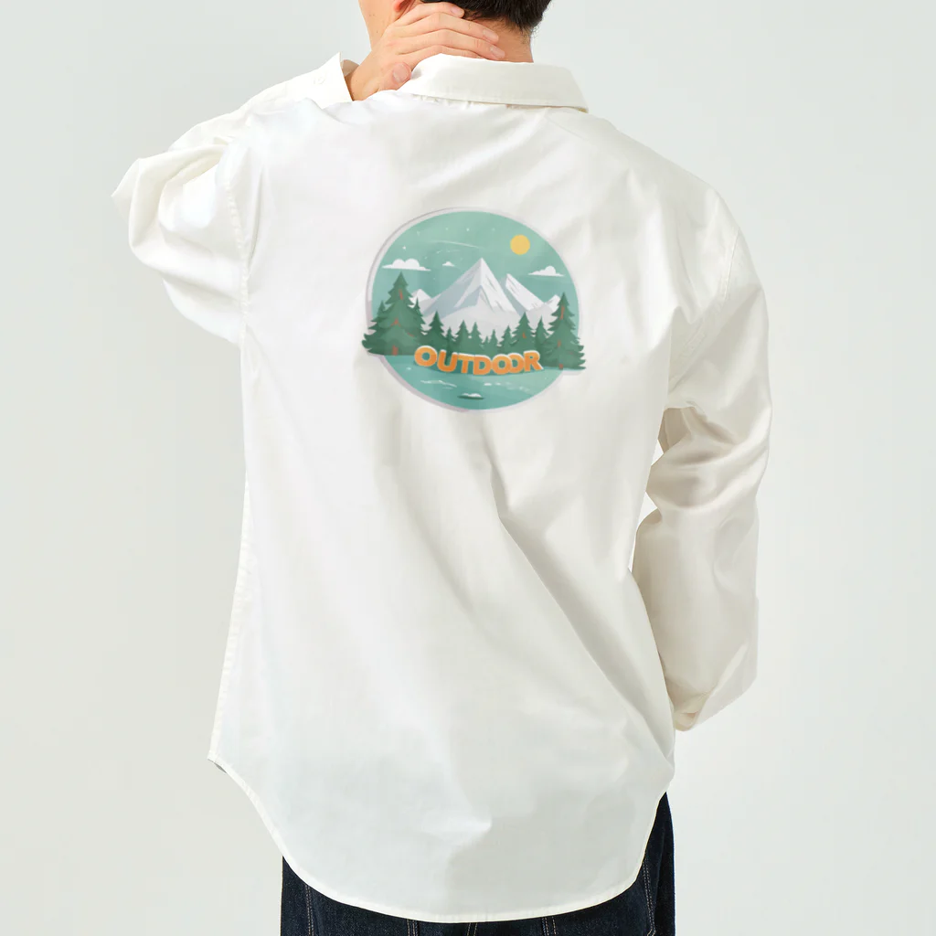 ファンシーTシャツ屋のアウトドアーワッペン Work Shirt