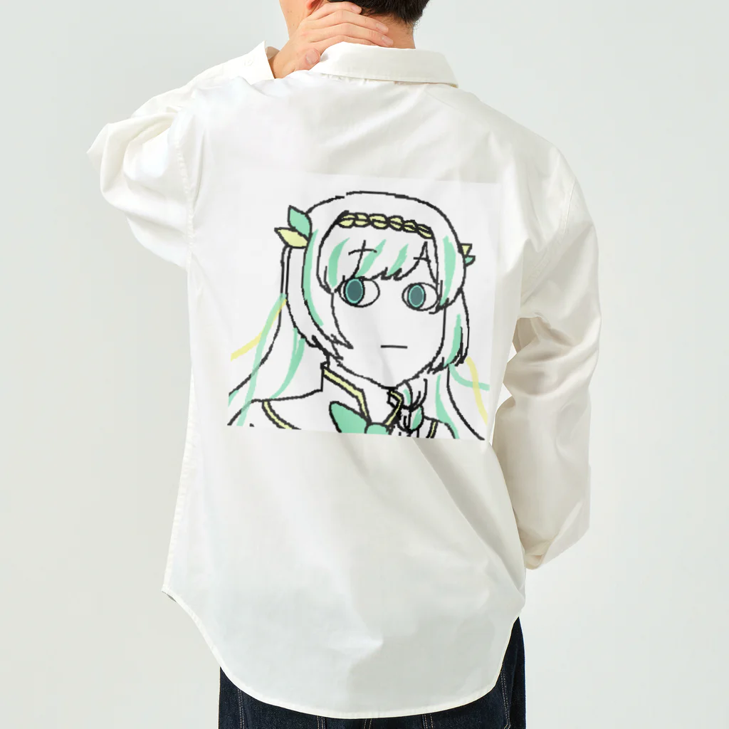 usabit.のぐっず屋さんのにゃこ師手描きルナティア・アヴィンスター Work Shirt