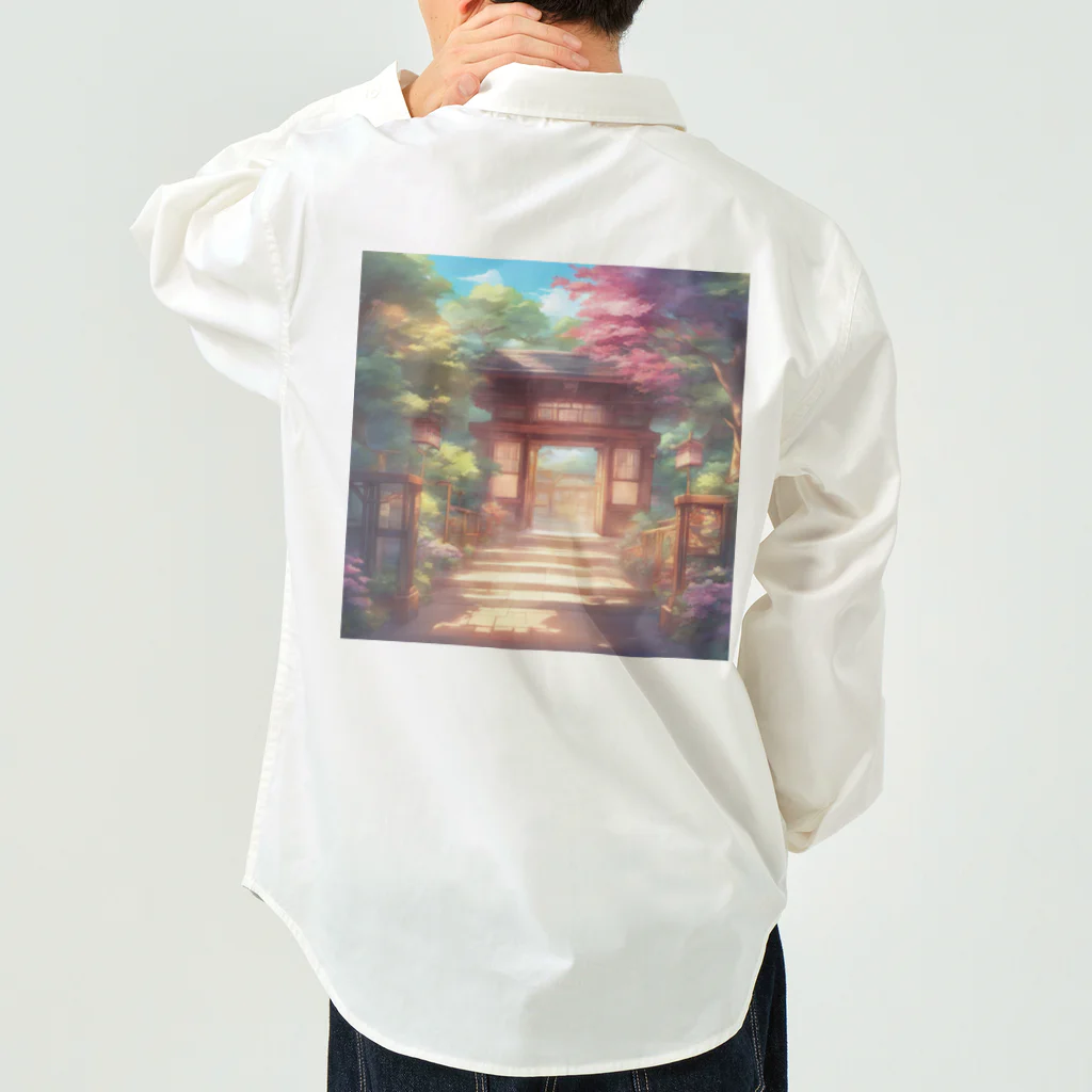 jampackの【風景】寺院 Work Shirt