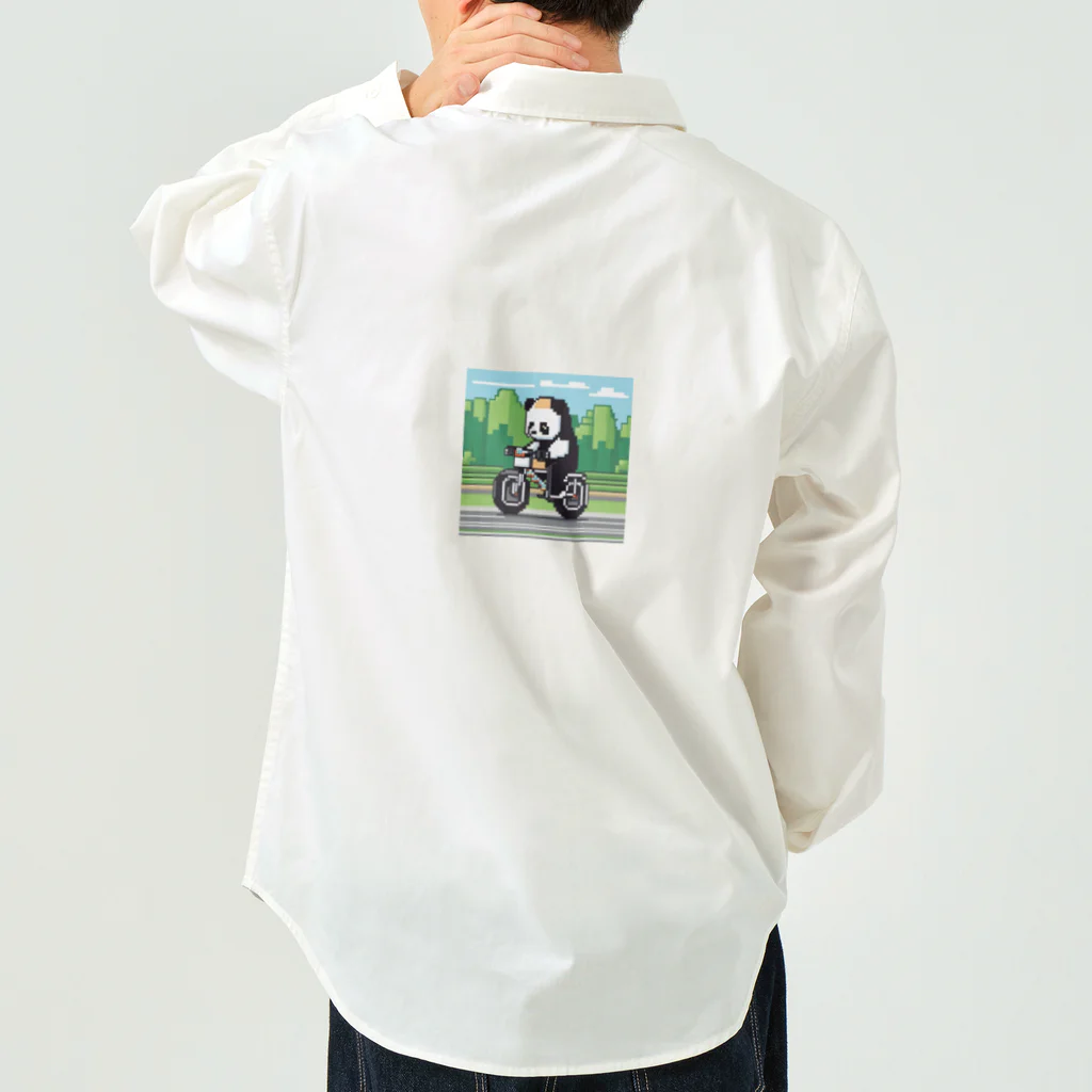 Tomochan商店のパンダがロードレーサーに Work Shirt