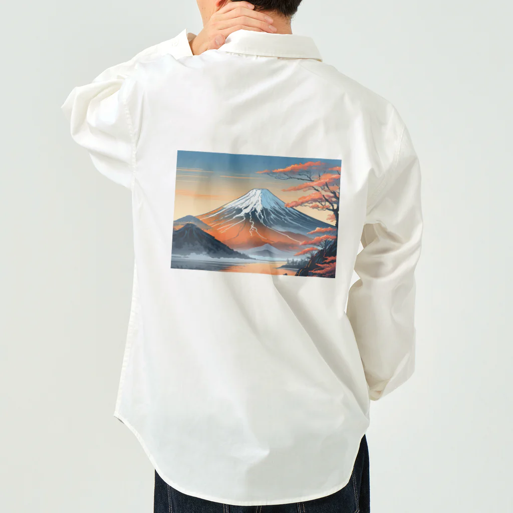 Happy Shopの富士山 Work Shirt