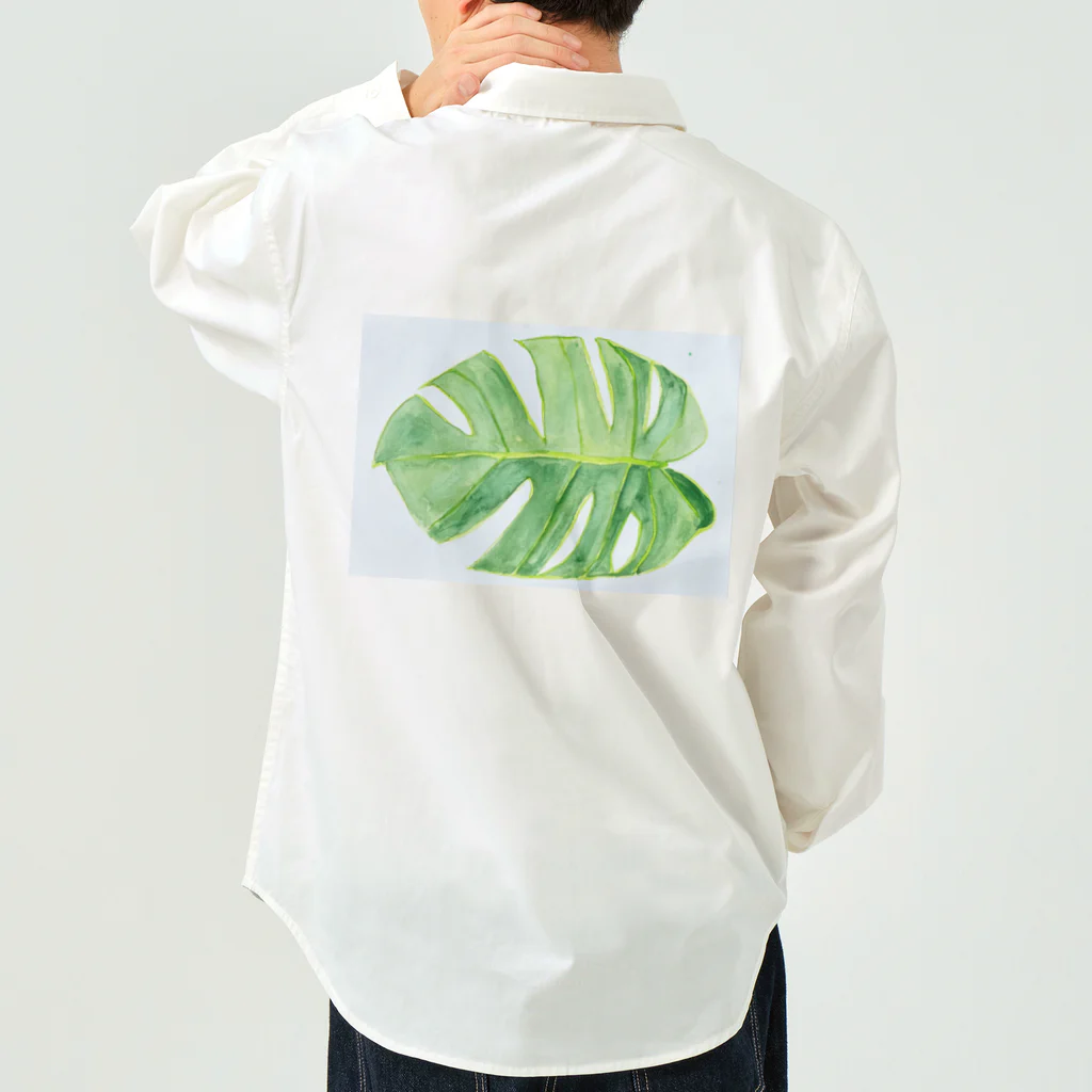 Creator_Dad-crocodileのモンステラ Work Shirt