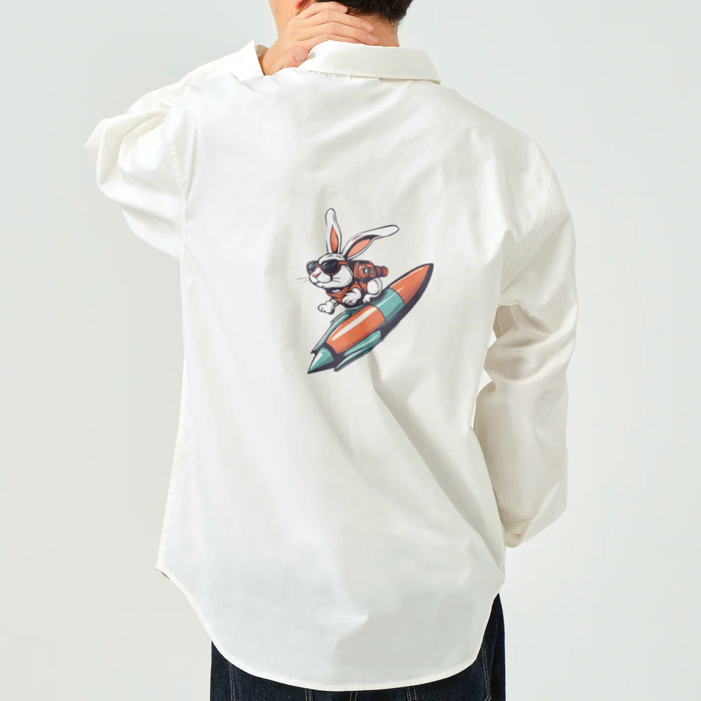 ロケットうさぎのロケットうさぎ　ミッション遂行 Work Shirt