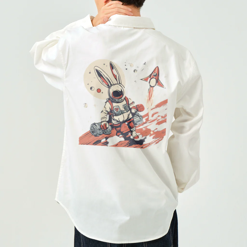 ロケットうさぎのロケットうさぎ　平和維持 Work Shirt