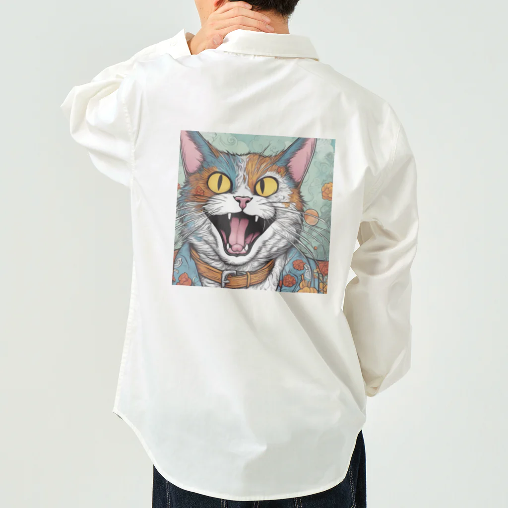 washi-and-washichanのゲス猫 Work Shirt